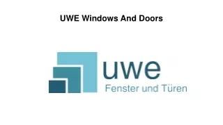 UWE Windows And Doors