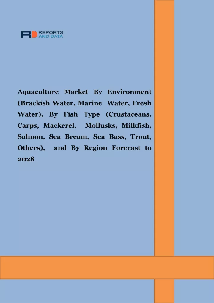 aquaculture market by environment