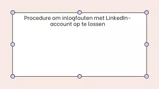 Procedure om inlogfouten met LinkedIn-account op te lossen