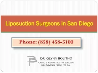 Liposuction Surgeons in San Diego