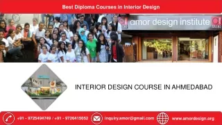 Best Diploma Courses in Interior Design