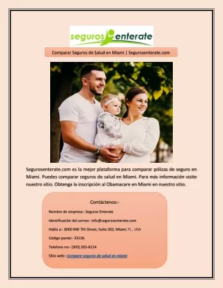 comparar seguros de salud en miami