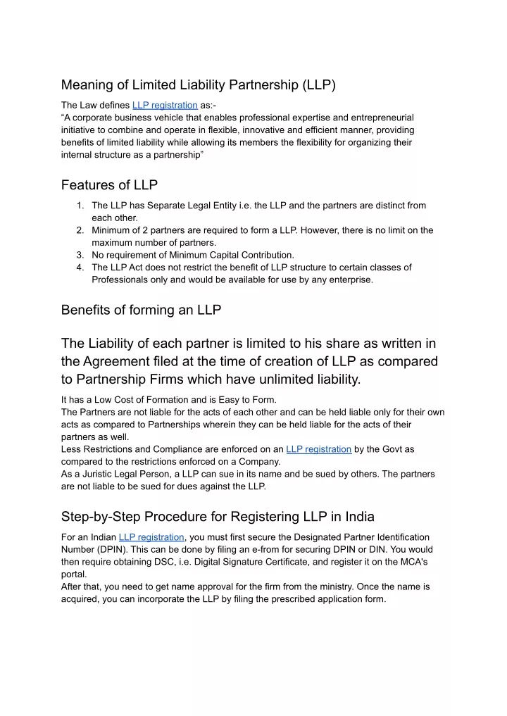 meaning of limited liability partnership llp