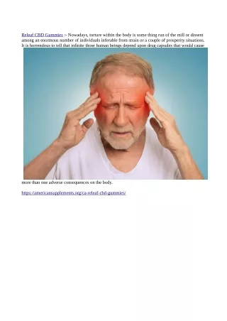 releaf cbd gummies nowadays torture within