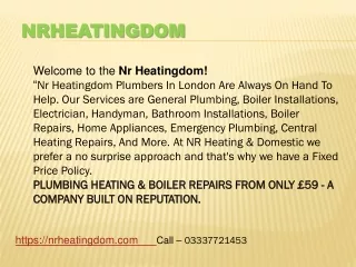 Plumbers london