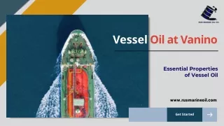 Buy Vessel oil at Kozmino - Rus Marine Oil Co
