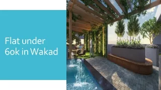 Flat under 60k in wakad