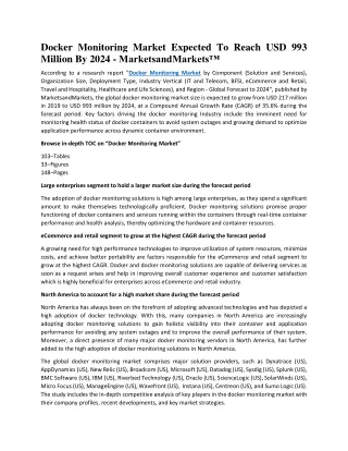 docker monitoring market expected to reach