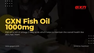 Benefits of Fish Oil as Bodybuilding Supplements | GXN Fish Oil