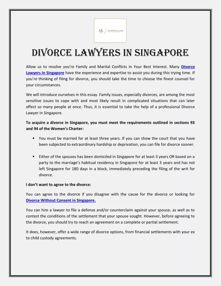 divorce lawyers in singapore