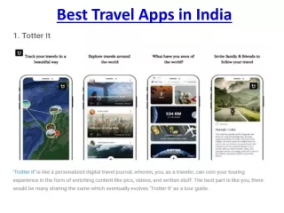 10  Best Travel Apps in India for Inspirational Travelers
