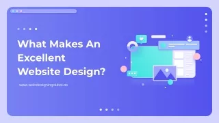 what makes an excellent website design