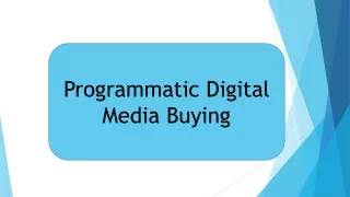 programmatic digital media buying