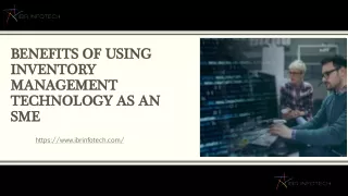 benefits of using inventory management technology as an sme