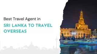 Sri lanka travel agency