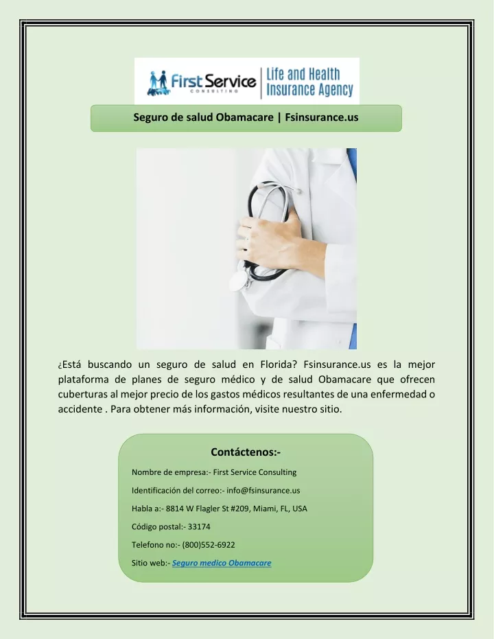 seguro de salud obamacare fsinsurance us