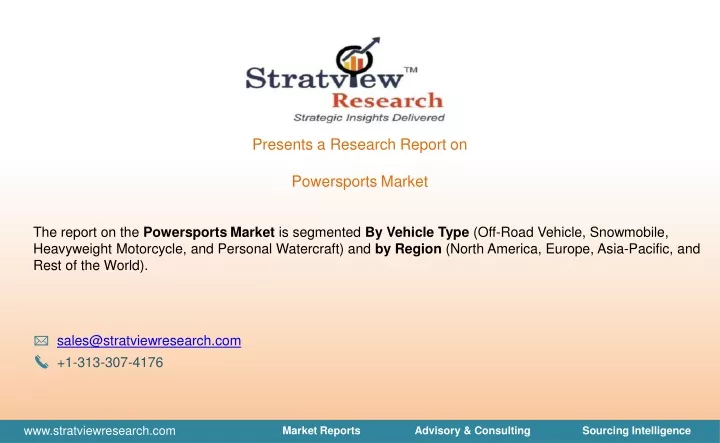 presents a research report on powersports market