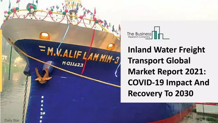 inland water freight transport global market