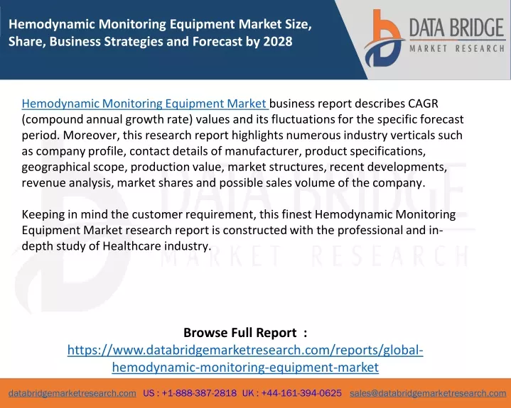 hemodynamic monitoring equipment market size