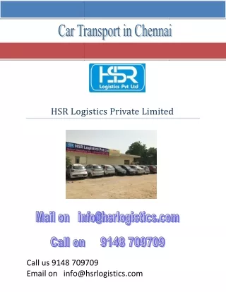 Car Transport in Chennai