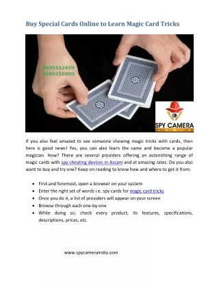 buy special cards online to learn magic card