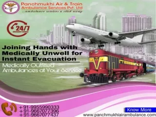 Take on Rent Panchmukhi Air Ambulance Services in Allahabad and Jaipur with Specialized Doctors