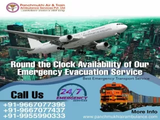 Get Air Ambulance Services in Jabalpur and Bokaro with Advanced Medical Team