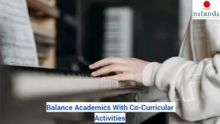 Top Tips To Help You Balance Academics With Co-Curricular Activities