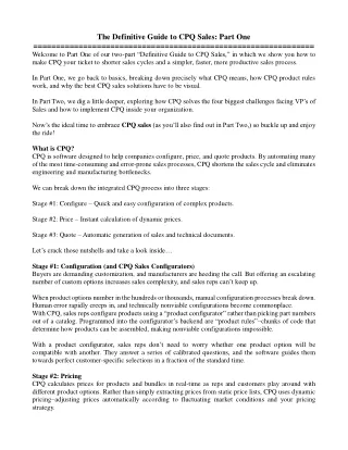 the definitive guide to cpq sales part