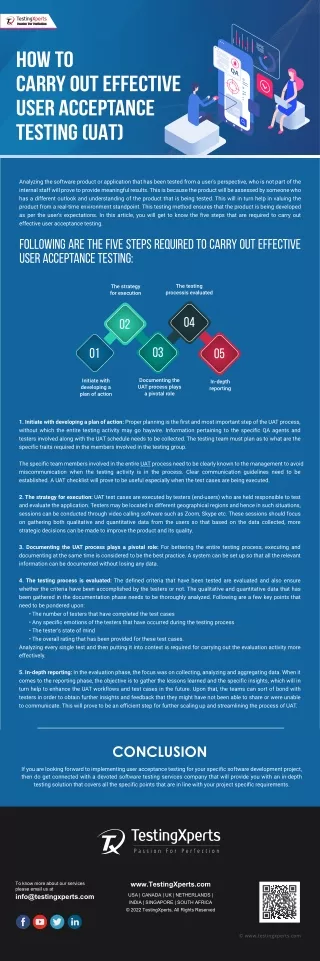 how to carry out effective user acceptance