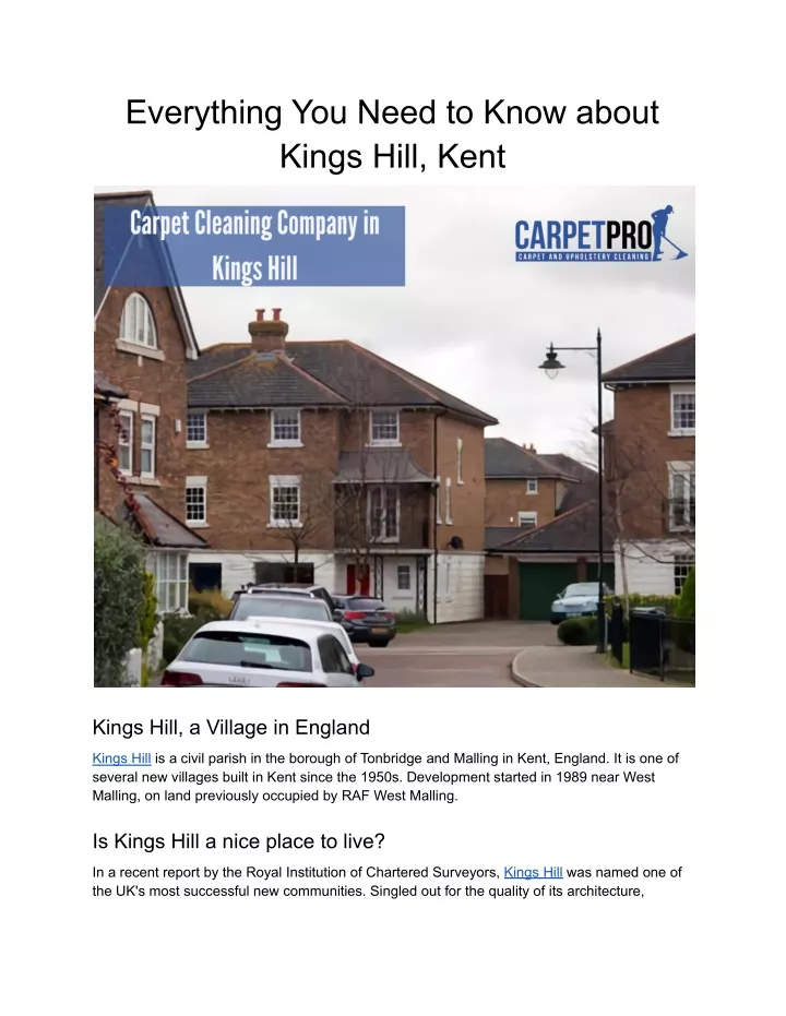 everything you need to know about kings hill kent