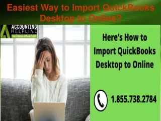 easiest way to import quickbooks desktop to online