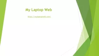 my laptop web