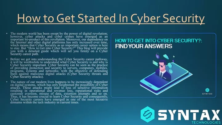 how to get started in cyber security