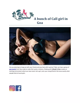A bunch of Call girl in Goa