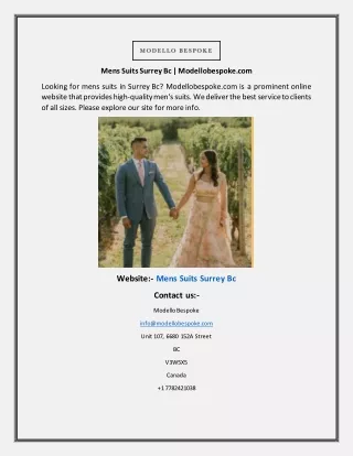 mens suits surrey bc modellobespoke com