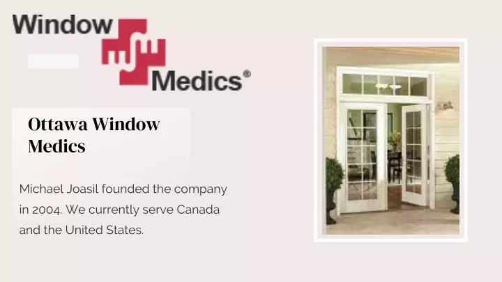 ottawa window medics