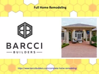 Full Home Remodeling