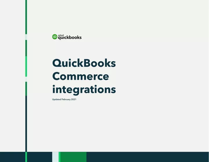 quickbooks commerce integrations