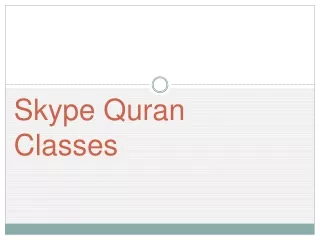 Skype Quran Classes