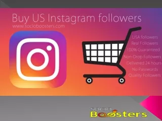 Buy USA Instagram Followers - SocioBoosters