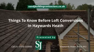 Things To Know Before Loft Conversions In Haywards Heath