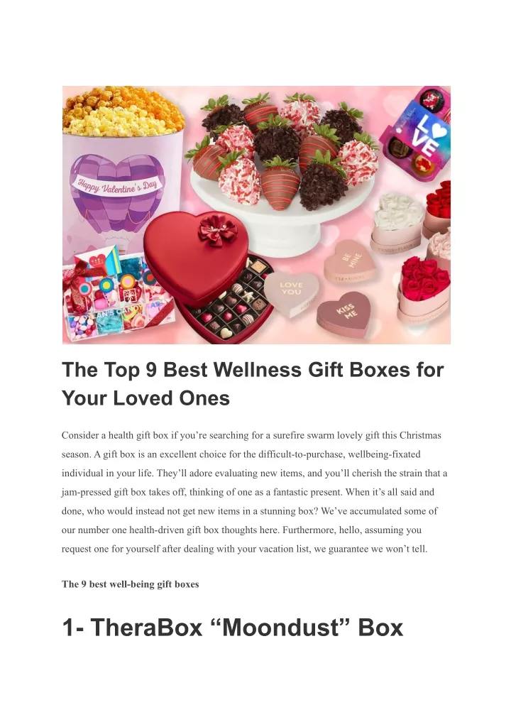 the top 9 best wellness gift boxes for your loved