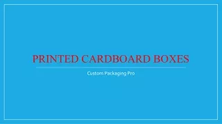 printed cardboard boxes