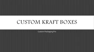 custom kraft boxes