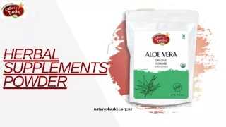 Herbal Supplements Powder | Nature’s Basket