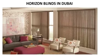 horizon blinds in dubai