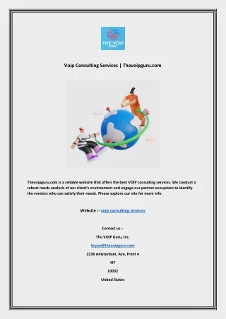 voip consulting services thevoipguru com