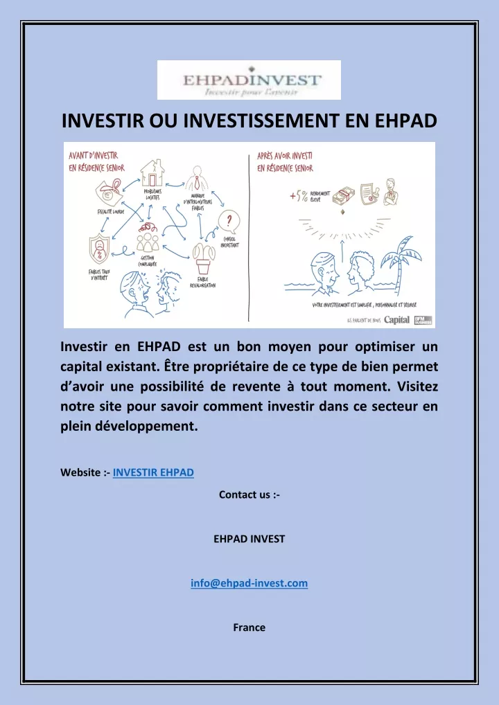 investir ou investissement en ehpad