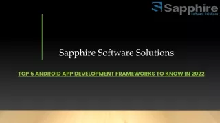 sapphire software solutions